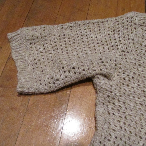 Mesh Tan Gap Cardigan - Picture 4 of 7